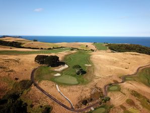 Kauri Cliffs 3rd Aerial Reverse